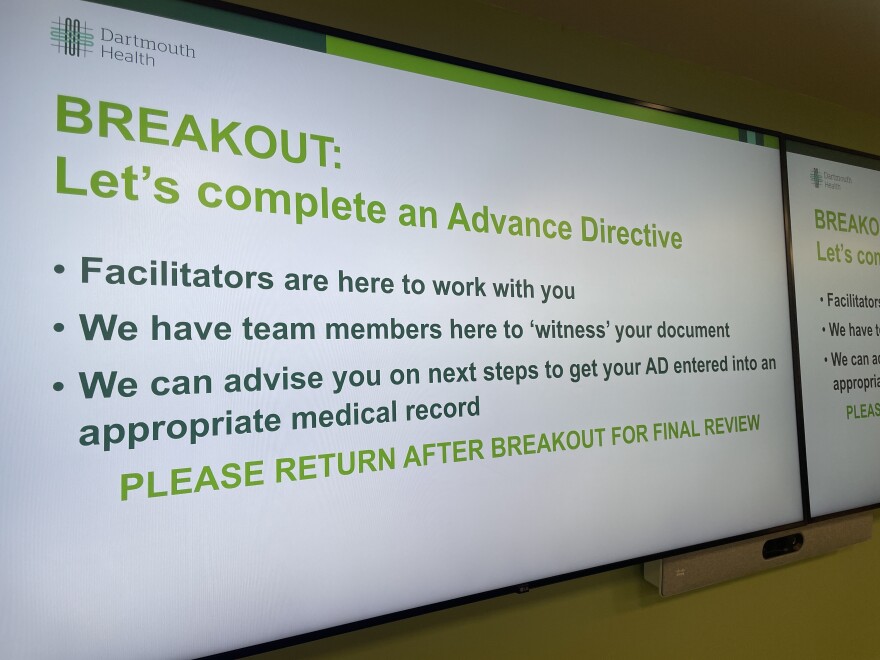 Doctors at Cheshire Medical Center want more people to write out their advance directives detailing their medical care preferences. They’re offering comes with witnesses who can make it a legal document in minutes.