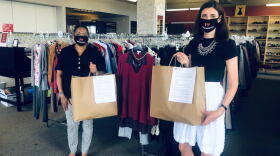 Since May, more than 200 women received employment clothing kits through the Dress for Success curbside pickup option. 