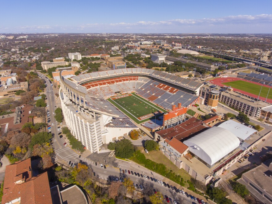 Darrell K. Royal Memorial Stadium at the University of Texas at Austin