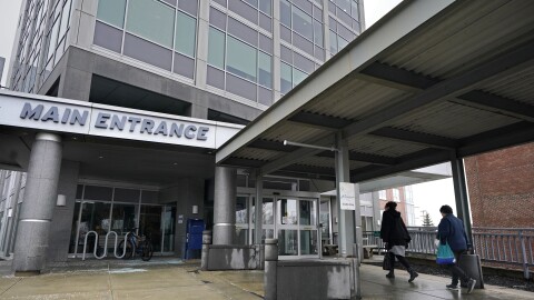 Central Maine Medical Center is seen, Thursday, Dec. 16, 2021, in Lewiston, Maine.
