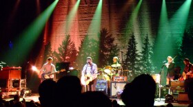 The Decemberists performing as a folk/rock band in 2011.
