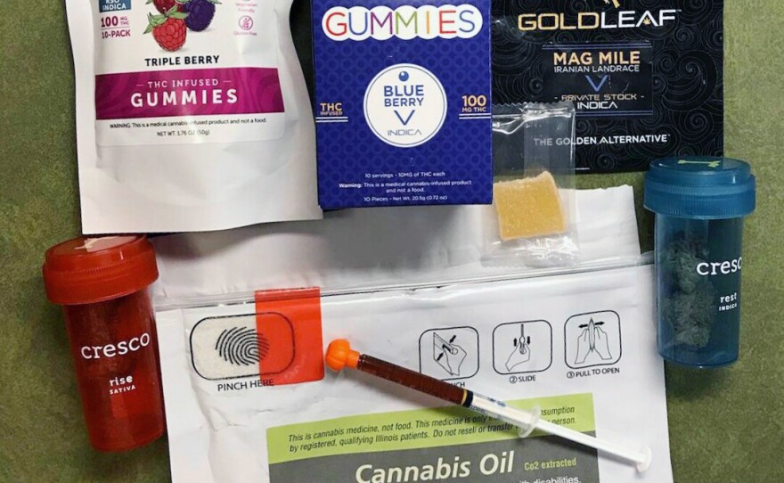 Lenkart purchased a selection of products at a cannabis dispensary in Illinois to try to help manage symptoms of chemotherapy.