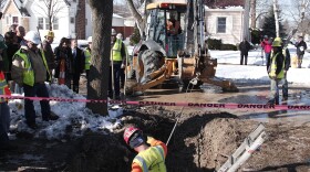 The state says more than 600 pipes have been replaced in Flint, Mich., this year — but 30,000 suspect pipes remain.