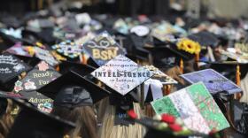 University of Toledo commencement ceremony, Saturday, May 5, 2018, in Toledo, Ohio. (Carlos Osorio/AP)