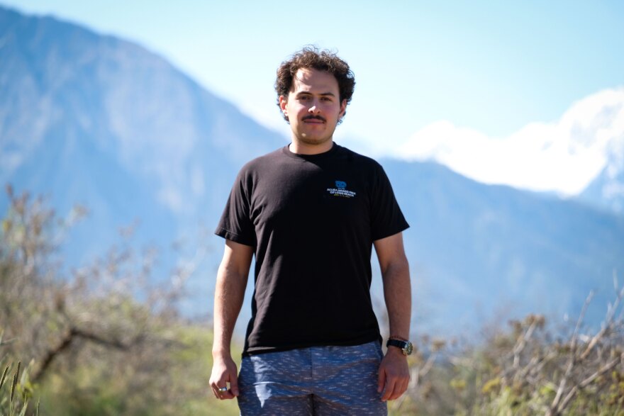 Recent University of Utah grad Jake Esayian on the Bonneville Shoreline Trail, May 10, 2026. He found it hard to find his outdoor community in Utah, so he built an app to help people like him find like-minded friends of similar skill levels.