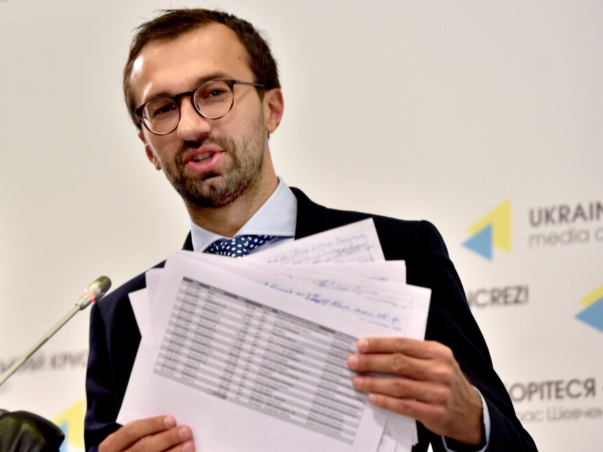 Ukrainian parliamentarian Serhiy Leshchenko released documents allegedly showing payments to Paul Manafort from former Ukrainian president Viktor Yanukovych.