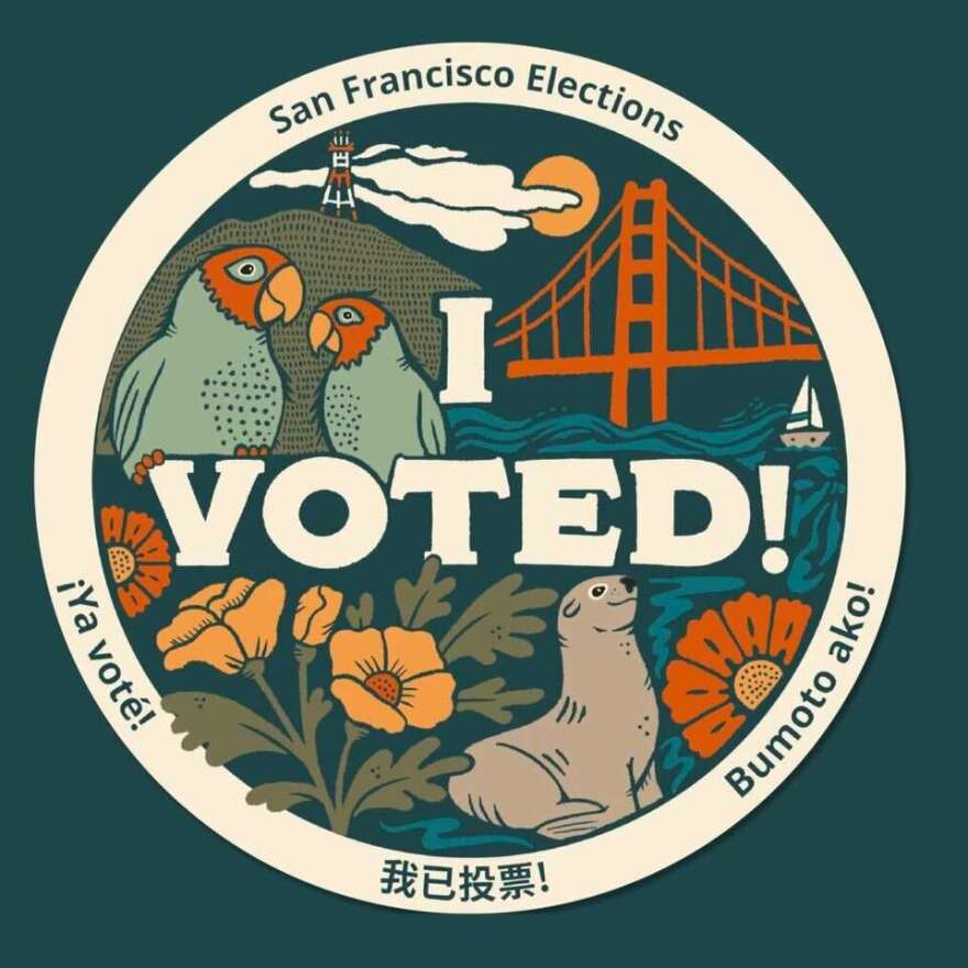 San Francisco's "I Voted" sticker