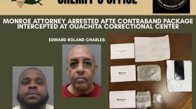 Police mugshots and contraband package