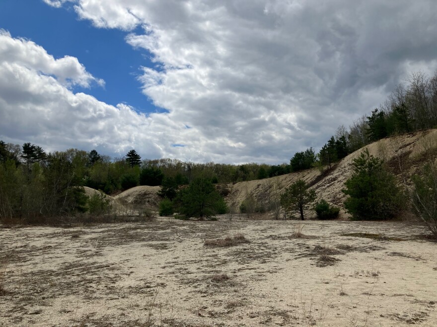 Wissatinnewag in Greenfield, Massachusetts, which means shining hill, was once the site of an extensive Indigenous village, including a burial ground. The remains of Native people were dug up here when sand was excavated from the 1940s through the 1990s. It's now owned by the Nolumbeka Project.