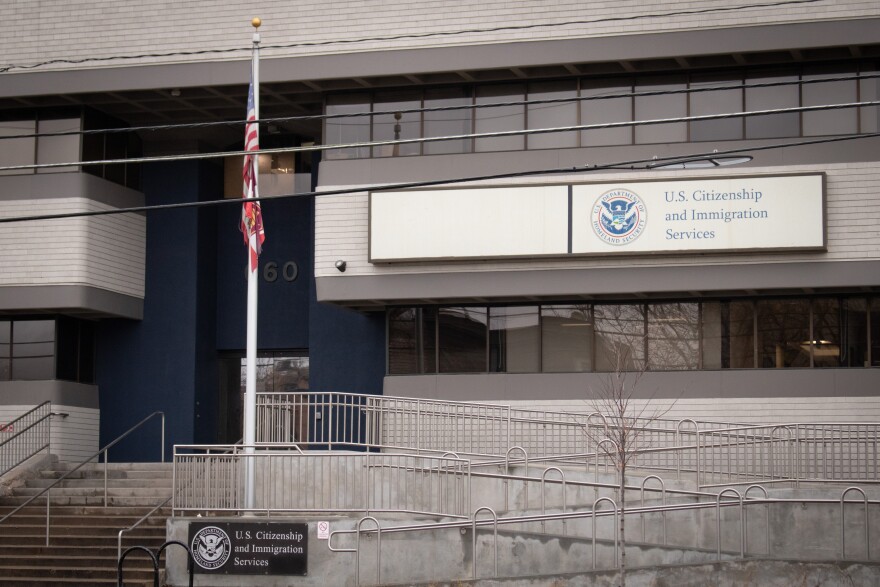 The United States Citizenship and Immigration Services field office in Salt Lake City, Dec. 5, 2025.