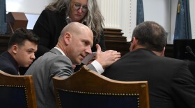 November 11, 2021, Kenosha, Wisconsin, USA: KYLE RITTENHOUSE and defense attorneys NATALIE WISCO and COREY CHIRAFISI and MARK RICHARDS confer during trial in Kenosha (Wisconsin) Circuit Court Thursday November 11, 2021. Rittenhouse faces six charges including one count each of First Degree Intentional Homicide, First Degree Reckless Homicide, and Attempted First Degree Intentional Homicide. Rittenhouse, then 17, shot three people, two of them fatally during the unrest that followed the shooting of Jacob Blake seven times by a Kenosha police officer. (Credit Image: © Mark Hertzberg/ZUMA Press Wire)