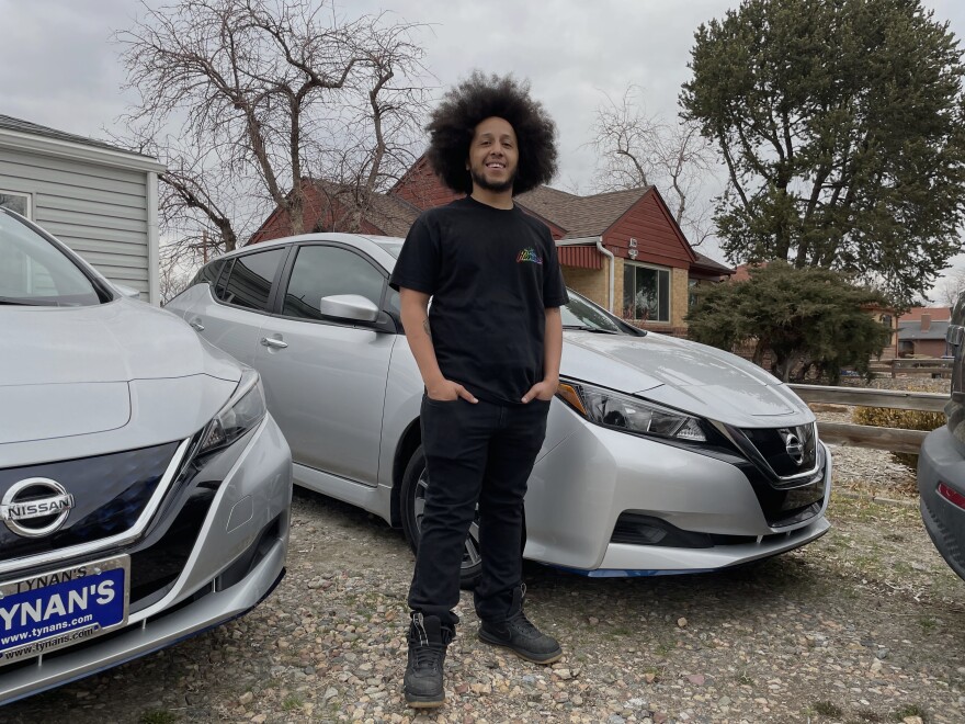 Michael Diaz-Rivera has a social equity license and a transporter license from the state and city of Aurora. He will start a marijuana delivery business as soon as he receives the permit.