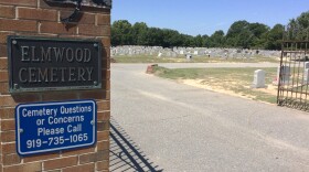 At Elmwood Cemetery in Goldsboro, the remains of 36 people buried just under the surface of the ground were disinterred by Hurricane Matthew.
