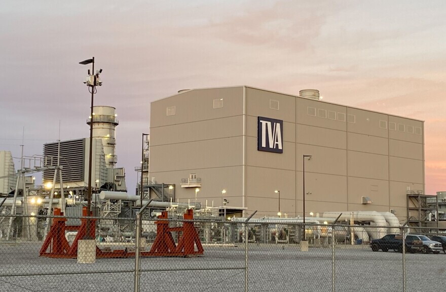Toxic coal ash sits in two ponds at the Allen Fossil Plant 