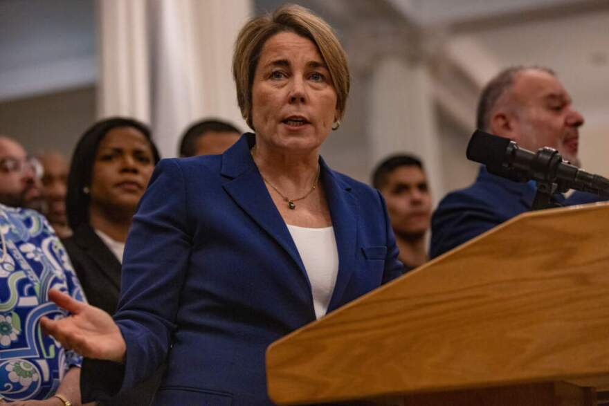 Gov. Maura Healey. (Jesse Costa/WBUR)