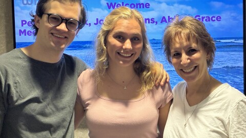 John Junkins, Abbey Grace Messing and Penelope Alex