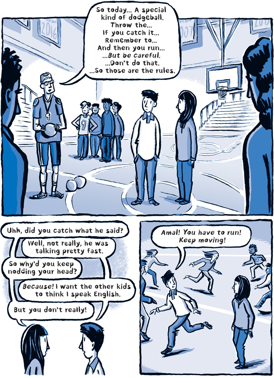 A page from <em>Welcome to the New World. </em>