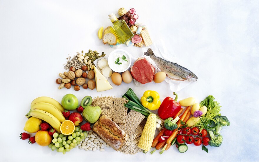 The Mediterranean diet involves lots of whole grains, vegetables, beans, nuts, olive oil, fish and smaller amounts of dairy, poultry and even a little red wine (if you like).