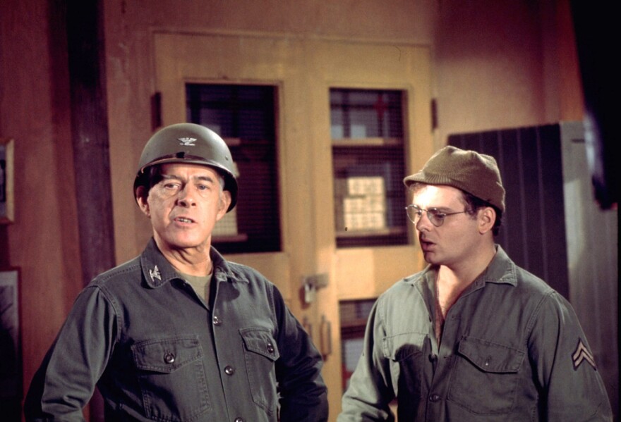  Col. Sherman Potter (Harry Morgan) was a father figure to Cpl. Radar O'Reilly (Gary Burghoff). 