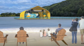 Lake Compounce has constructed a floating stage for a series of concerts this summer and fall.