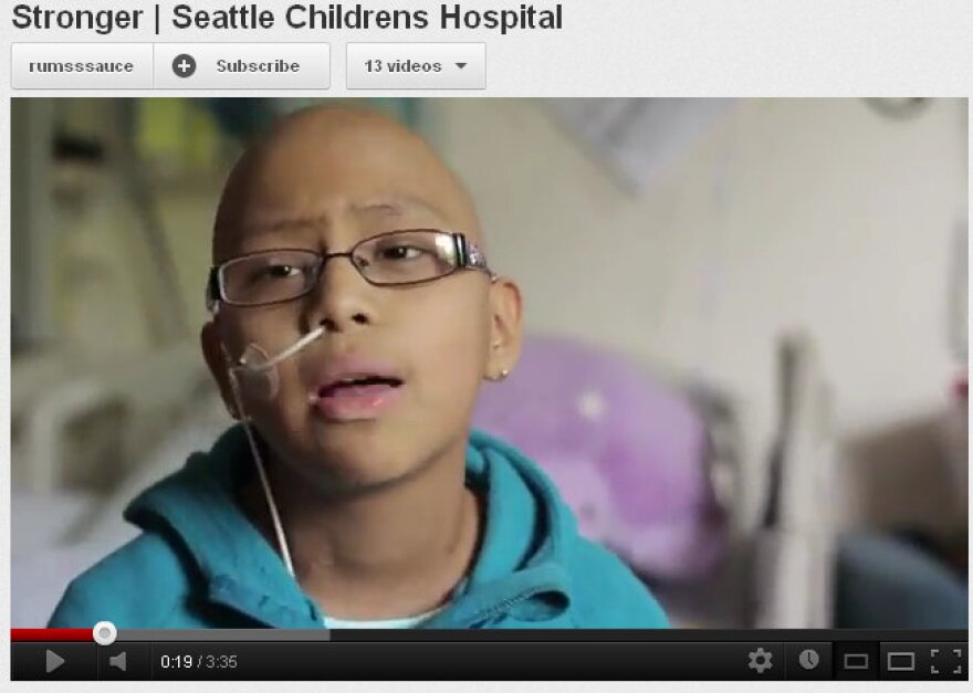 Screen grab from the video made by patients at Seattle Children's Hospital.