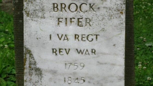 Uriah Brock headstone at Old Lorimer Cemetery, Cape Girardeau, Missouri