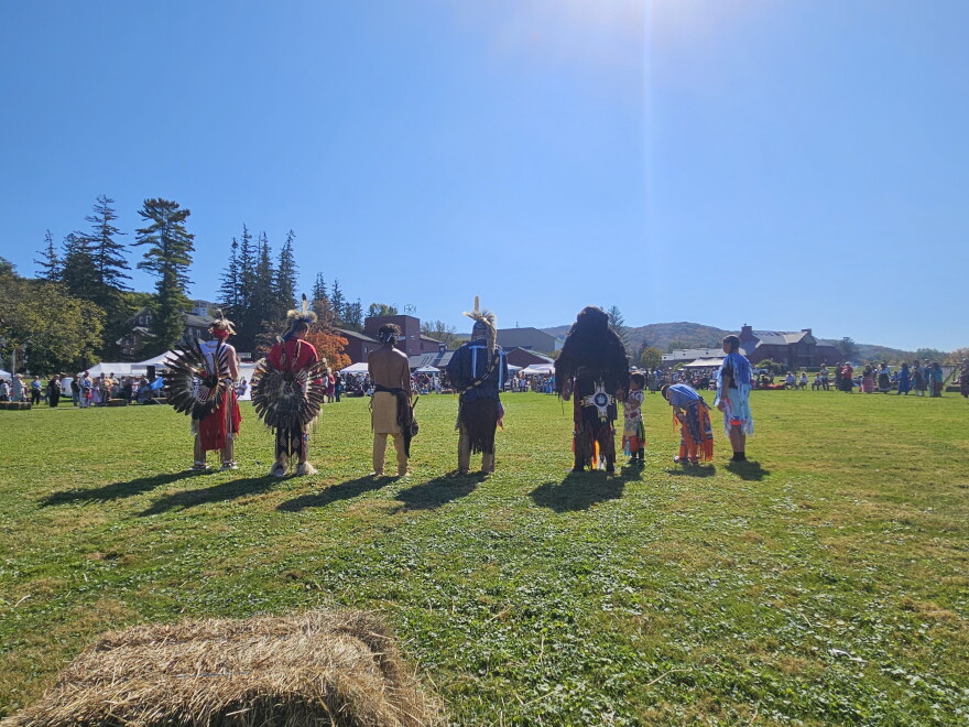 A moment from the September 2025 Stockbridge-Munsee Mohican powwow in New Lebanon, New York.