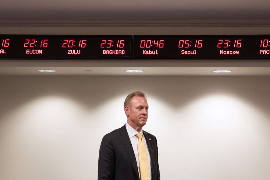 Deputy Secretary of Defense Patrick Shanahan at the Pentagon on Monday.