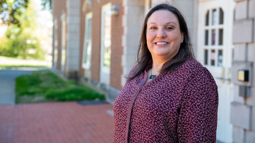 Female professor pictured