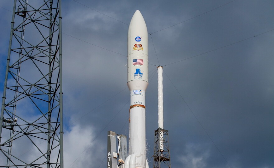 Curiosity Launches aboard a United Launch Alliance Atlas V Rocket. Photo courtesy of Spacepoint.