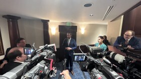 House Speaker Daniel Perez speaking during a March 4, 2026, press availability.