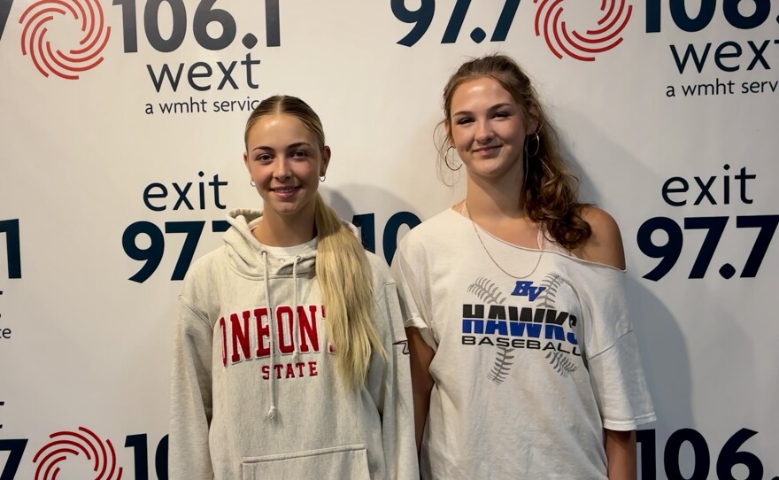 Hannah and Fiona at WEXT