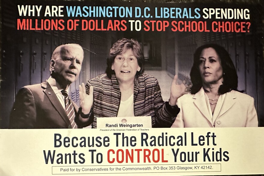 A far western Kentucky public school system pulled some books from its high school library shelves after a mailer in support of the state’s so-called “school choice” amendment was sent out earlier this week questioning whether they were appropriate for students.