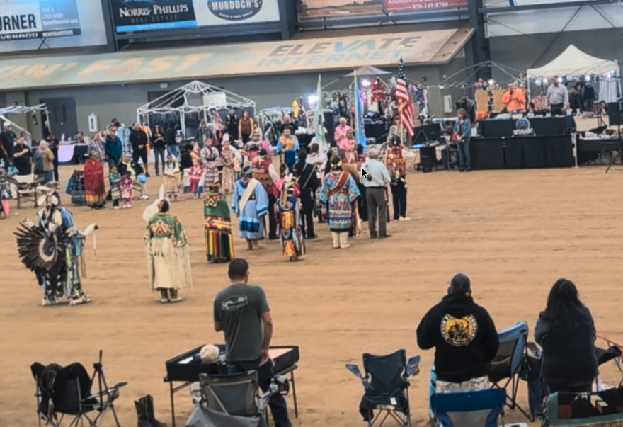 Grand Entry at the Annual Traditional Uncompahgre Pow Wow