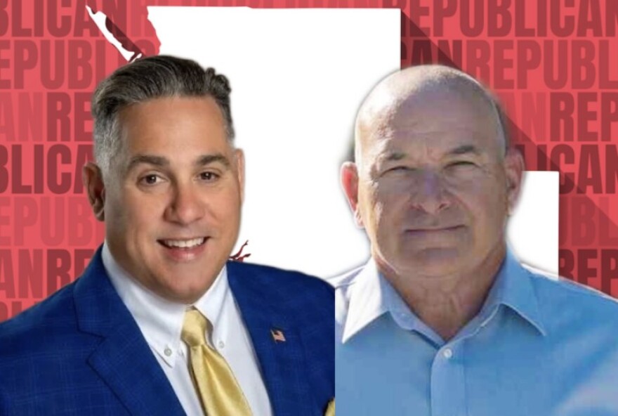Headshots of two men 