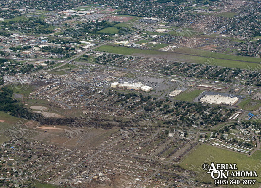 Moore, Okla. after the tornado tore through the community May 20. The community's only hospital was destroyed in the storm.