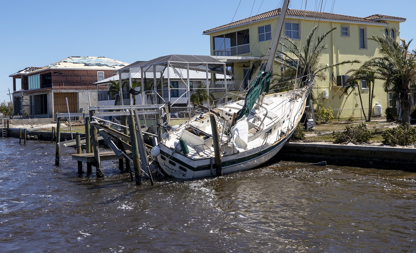 Pine Island, tip to tip, is ripped to shreds by Hurricane Ian's passage WUSF Public Media