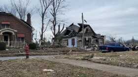 Houses in Kentucky following December's tornado.