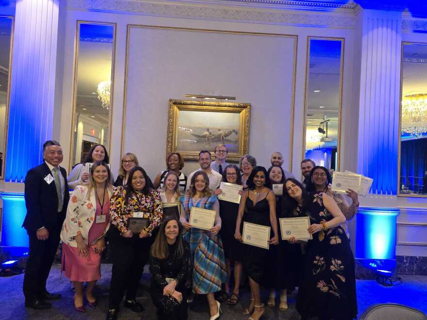 WUWM team at the Milwaukee Press Club Awards