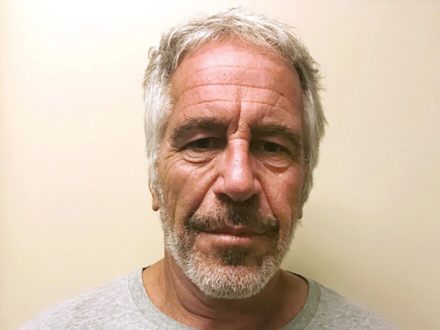 This March 28, 2017, photo, provided by the New York State Sex Offender Registry, shows Jeffrey Epstein. Epstein died while awaiting trial on sex trafficking charges.