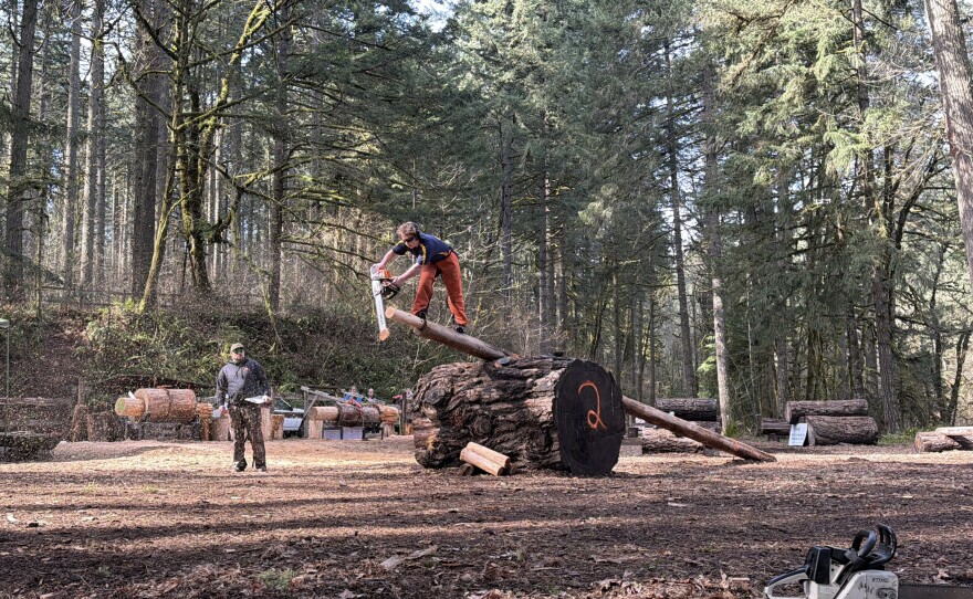 The Spring Thaw is a logging sports competition hosted by Oregon State University, Feb. 27, 2026.