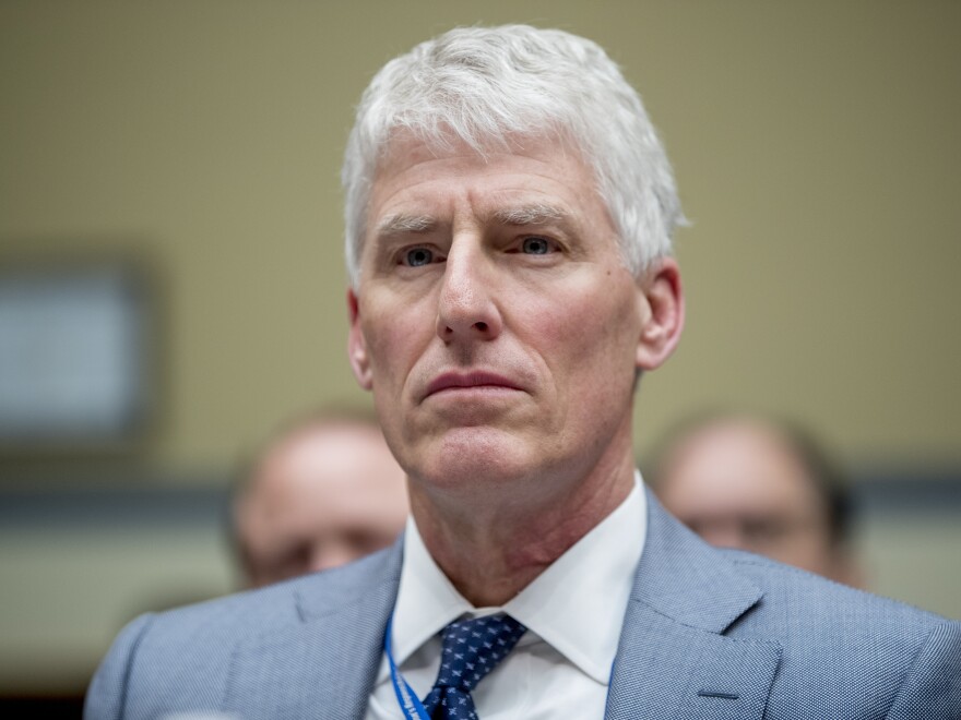 Earl Comstock, shown here in 2018, served as a Commerce Department official during former President Donald Trump's administration.