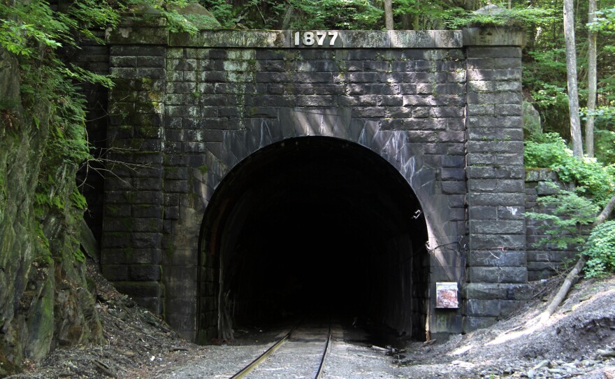 East portal to the Hoosac Tunnel in Berkshire County, Massachusetts.