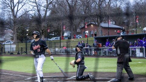 SEMO outfielder Caleb Klein bats against Evansville at Capaha Field in Cape Girardeau, Mo., on Tuesday, March 3, 2026.