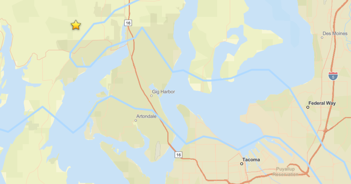 Gig Harbor experiences 4.2 magnitude earthquake on Tuesday afternoon