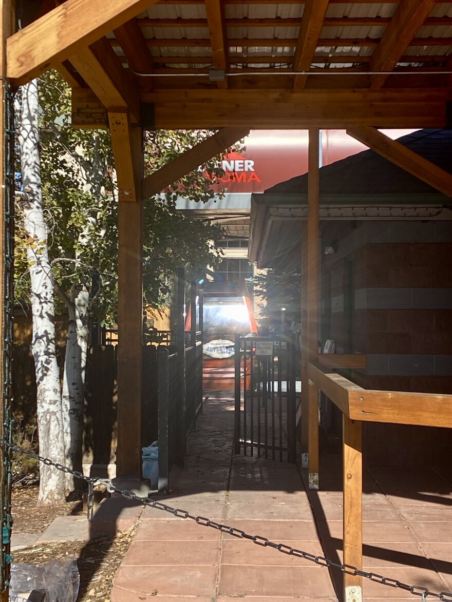 The Glenwood Caverns signature gondolas are at a standstill, with the park closed for the time being.