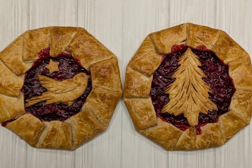 While Stephanie Duckworth thoroughly enjoys her lemon pie she says this Cranberry Galette, decorated for the holidays might be her new favorite.