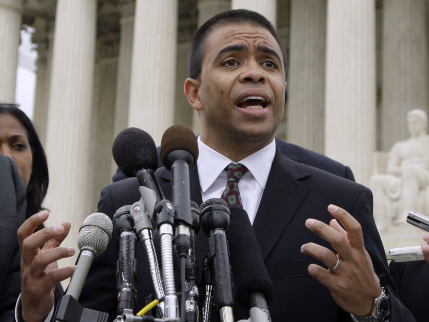 Debo Adegbile, shown at the U.S. Supreme Court in 2009 when he was an attorney with the Legal Defense and Educational Fund of the NAACP.