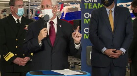 Pence met with company leaders and factory workers at GM Thursday.