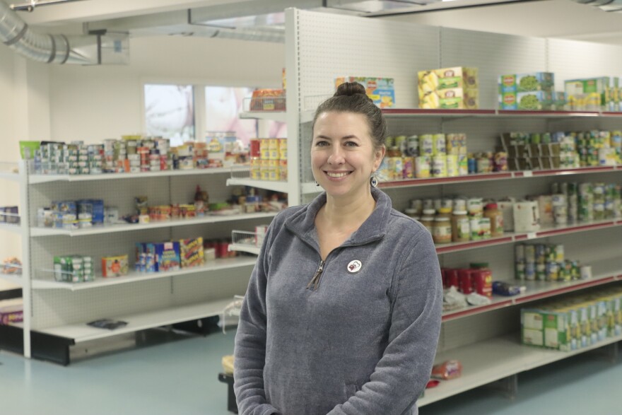 Food Bank of Alaska CEO Cara Durr at the main Anchorage office on Nov. 20, 2025.